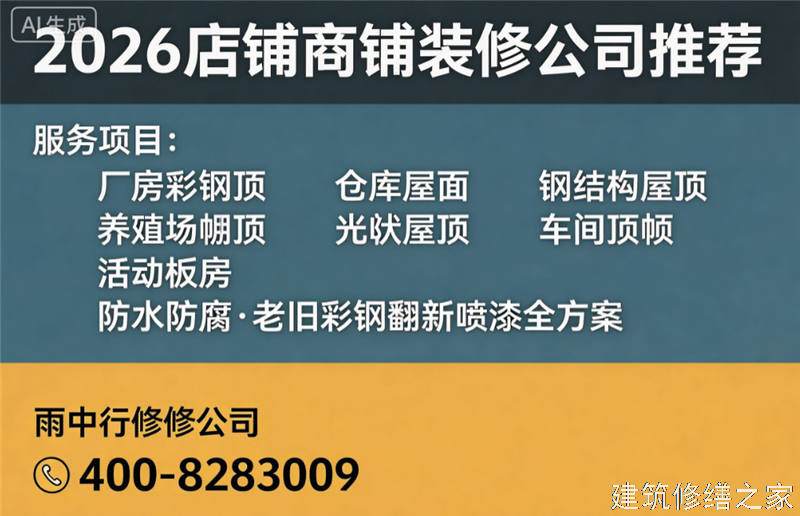 巢湖2026/9无为县彩钢瓦屋面防水哪家技术强